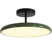 KCO Plafonnier encastré à LED 36 W avec télécommande Vert 39,9 cm | Plafonnier rotatif à intensité variable moderne du milieu du siècle pour chambre à coucher, entrée, cuisine, couloir