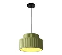 KCO Suspension Résine Verte Ø23cm, Hauteur Réglable 150cm E27, Cuisine