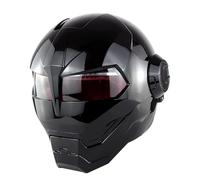 Kcolic Casque De Moto Intégral Modulable, Casque Ouvert, Certifié ECE, Coque Résistante Aux Chocs, Doublure Respirante, Idéal pour Les Jeux De Rôle Et Les Bals De Promo. C,L=59~60CM