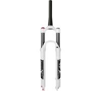 Kcolic Fourche Suspension Pneumatique pour VTT 26, 27,5 Et 29 Pouces, Alliage De Magnésium, Débattement Réglable De 140 Mm, Frein Disque Rebond, Fourche Avant VTT QR 9 Mm B,26in
