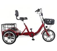 Kcolic Tricycle Cargo Électrique, Véhicule Électrique Trois Roues, Vélo Électrique pour Adulte, Tricycle Cargo Électrique 16 Pouces, Autonomie 120 À 150 Km, Porte-Bagages Grande Capacité B,48V12ah