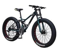 Kcolic VTT Tout Terrain 26 Pouces Pneus Larges, 21 Vitesses, Double Frein Disque, Suspension Avant, pour Adultes, Jeunes, Hommes Et Femmes B,1