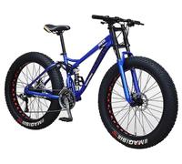 Kcolic VTT Tout Terrain 26 Pouces Pneus Larges, 21 Vitesses, Double Frein Disque, Suspension Avant, pour Adultes, Jeunes, Hommes Et Femmes C,1