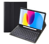 KcoxdCn Étui de clavier fin aux couleurs bonbon compatible avec iPad Mini avec porte-stylo, support multi-angles amovible, clavier sans fil (noir, iPad Mini 2, 3, 4, 5 (7,9")