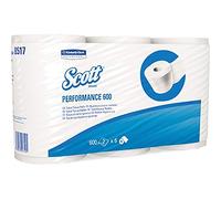 KCP 8517 Scott Performance Toilet Tissue Lot de roues, Standard, blanc 6 rouleaux