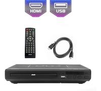 KCR Lecteur DVD pour TV | DVD/CD/MP3, Port USB, Sortie HDMI et AV, Câbles HDMI et AV inclus, Télécommande