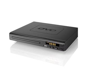 KCR Lecteur DVD pour TV | Sortie HDMI et AV, Entrée USB, Compatible DIVX/DVD/VCD/SVCD/CD/JPEG/KADAK, Menu OSD multilingue, Fonction verrouillage enfant