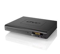 KCR Lecteur DVD pour TV | Sortie HDMI et AV, Entrée USB, Compatible DIVX/DVD/VCD/SVCD/CD/JPEG, Menu OSD multilingue, Fonction verrouillage enfant