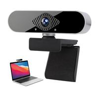 kcrnw Webcam Full HD 1080p avec microphone Plug & Play prend en charge 360° | Webcam USB pour vidéoconférences et streaming, ordinateur portable, bureau, Mac, compatible avec Linux/Windows/Mac OS