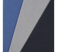 KCS Lot de 3 tissus Aida en coton pour point de croix Bleu marine + gris foncé + Noir 30 x 45 cm
