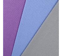 KCS Lot de 3 toiles Aida en coton compté pour point de croix Gris clair + bleu clair + lavande 30,5 x 45,7 cm