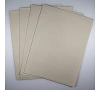KCS Lot de 4 toiles Aïda en coton 14 carats pour point de croix - 30,5 x 45,7 cm - Écru