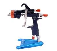 KCTRELTQS 1 aérographe W-101 avec buse de 1,3 mm for Peinture à l'huile et à l'eau, Haute atomisation(Black S with Pot)