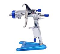 KCTRELTQS 1 aérographe W-101 avec buse de 1,3 mm for Peinture à l'huile et à l'eau, Haute atomisation(Blue S with Pot)