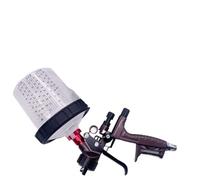 KCTRELTQS 1pc 8900 Réservoir Connecteur Rouge Aérographe Outils de Peinture for Voitures Automobile Spray Équipement de Peinture Professionnel(Coffee 1.3)