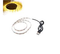 KCTRELTQS Bande lumineuse LED USB 5V 3528, 1 mètre, 5 mètres, jaune, blanc froid, rose, vert, bleu, rouge, ruban SMD, éclairage de plafond, étanche, 1 pièce(Yellow,7m)