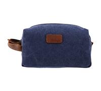 Kcvzitrds Bleu RéTro Voyage Rasage Dopp Kit CosméTique Maquillage Organisateur Toile Trousse de Toilette Nouvelle Mode CosméTique Cas