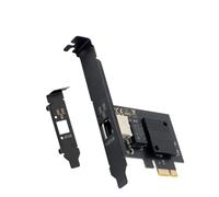 Kcvzitrds Carte RéSeau RJ45 I226 2500 Mbps 2,5 G Gigabit Ethernet Double Ports 100/1000/2500 Mbps Carte RéSeau de pour Ordinateur de Bureau