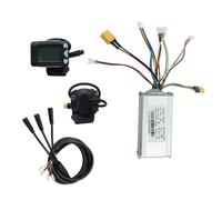 Kcvzitrds ContrôLeur de Scooter éLectrique 36 V 250 W + éCran LCD + Frein + Kit de Câbles ConnectéS en Fibre de E-Scooter VéLo éQuipement de Cyclisme