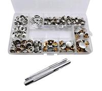 Kcvzitrds Kit de Boutons-Pression en Toile, Toile et RevêTement de Bateau Kit de Fixation à Bouton-Pression pour Meubles de Couverture de Bateau, 50 Ensembles
