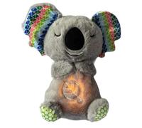 Kcvzitrds Peluche Veilleuse et Apaisante Qui Respire et S'Éclaire, Cadeau pour Fille ou Garçon