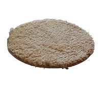 Kcvzitrds Tapis de Couchage Soyeux Simple Rond pour Chiot Chat Tapis Coussin Lavable Tapis Chaud pour Animal de Compagnie Carte-Marron