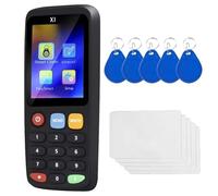 Kcvzitrds X7 RFID Smart Chip NFC Décodeur Duplicateur Lecteur Écrivain + 5XCUID Porte-Clés + 5XUID Carte 125KHz 13.56MHz Badge Clone Card