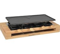 Appareil à raclette Kitchen Chef KCWOOD8MAXI 1500 W Noir Noir G