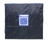 KD Carrom - Housse de planche Champion Board - Couverture complète avec poche supplémentaire pour pièces de monnaie, Striker et poudre (couverture complète Champion)