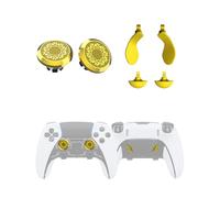 KD.FLY Metal Thumbsticks & Back Paddles for PS5 Edge Controller, Custom Joystick Thumb Sticks Grips Remplacement Kit for PS5 Dual Sense Edge Controller, 2 Joysticks, 4 Back Buttons, Celestial Cloud