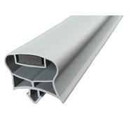 KD03 Joint magnétique profilé grand format 2000 mm avec bande magnétique - Couleur : gris (joint de réfrigérateur)