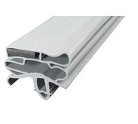 KD06-2000 mm Joint magnétique, profilé, grand, 2000 mm, avec bande magnétique - Couleur : gris (joint de réfrigérateur)