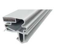 KD07-2000 mm Joint magnétique, profilé, grand, 2000 mm, avec bande magnétique - Couleur : gris (joint de réfrigérateur)