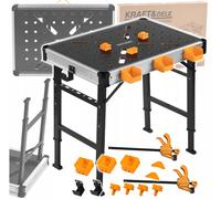 KD11872 Table De Travail Pliable Réglable En Hauteur 454KG Capacité Mobile