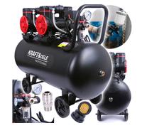 KD1392 Kompressor 100L sans Huile Calme 230V 2 Pompes 4 Cylindre 8bar Séparateur