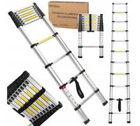 KD4073 Échelle Télescopique En Aluminium Légère 10 Marches 3,2M Max 150KG