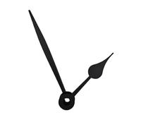 KD89 Aiguilles pour Mouvement Quartz - Junghans, Kienzle, Hermlé - Forme Poire, Couleur Noire, 46mm/64mm - Plastique résistant, de qualité