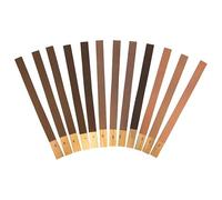 KD89 Assortiment de 12 cabrons/Limes éméri, Plats, Grain Fin 120 à très Fin 600.