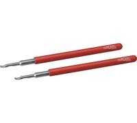 KD89 Horotec MSA05.007 - Paire de leviers aux Aiguilles avec Manches en Aluminium Verni - Livré avec 2 Protèges Cadrans MSA70.004