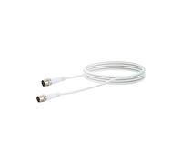 KDAK30 532 3m F F Blanc câble coaxial - Câbles coaxiaux (F, F, Droit, Droit, 3 m, Mâle/Mâle)