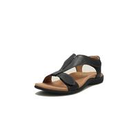 KDAKSA Orthowalkway Womens Sandals,2025 New Comfortable Summer Sandals,Orthopedic Sandal Shoes With Arch Support (Black,38)