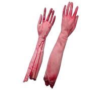 KDAMGOQE Hands Halloween, 1 Paire de 20 Pouces de Faux Bras coupé, Horreur sanglante Fausse Parties du Corps, en Vinyle des Parties du Corps d'halloween pour décoration Maison hantée, Bras