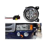 Kdbcet Phares Avant Lot De 4 Phares Antibrouillard Ronds 24 V Pour Camion Pour Scania, Accessoires D'éclairage, Phares LED De Rénovation 1446353, 1446354, 1852569, 1852570 Feux Phares(L LED inside)