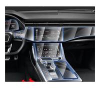 Kdbcet Protection écran Pour Q7/Q8 2020 2021 2022 2023 Écran De Navigation GPS De Voiture Film De Protection TPU Film Anti-rayures Accessoires(A)