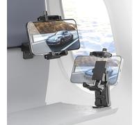 KDD Support de Téléphone pour Avion, Support Telephone Avion avec Rotation à 360°, Support iphone Mains Libres, Voyage Accessoires Universel pour iPhone 16 15 14 13 12 Pro Max Plus