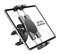 KDD Support Tablette pour Vélo Spin, Support iPad pour Vélo Stationnaire, Tapis Roulant, Porte Microphone, Porte Tablette pour iPad Pro 12.9, Air, Mini, Galaxy Tabs, iPhone (4.7”-13")