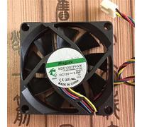 KDE1207PHVX 7CM 7015 Fan, 12V 3.8W 4-Wire Suspended Maglev Silent Cooling Fan
