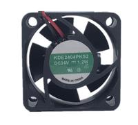KDE2404PKS2 24V 1.2W 40x40x20mm 2-Wire Fan for Electronics and HVAC Systems