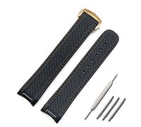 KDEGK Pour Omega Hippocampus 300 AT150 8900 METTEURS MARINE REDAGLE BUTTERFLY BOUCHE Watch Band de 20 mm Slicon Silicone(Style B2)
