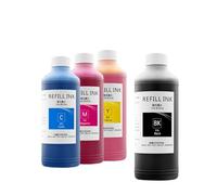 KDFCVUX Bouteille d'encre Refye Universelle 4x500ml, Compatible avec 21 22 121 122 178 655 364 564 932 933 934 950 951 711 970 Ciss